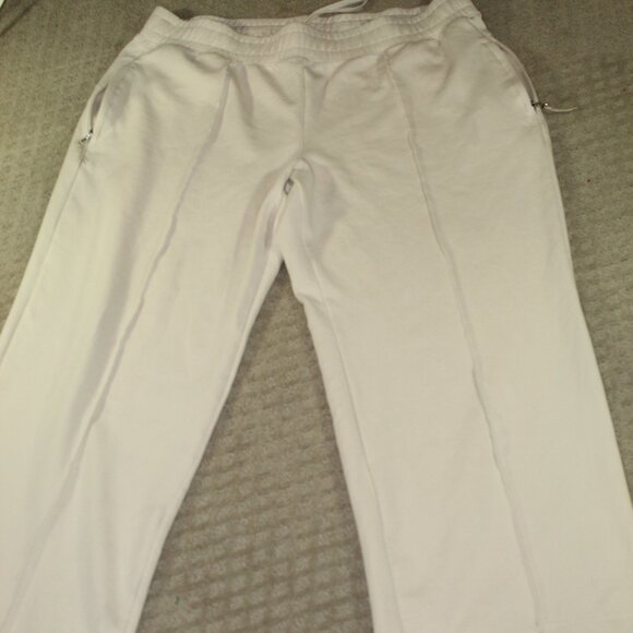 Old Navy Active Dynamic Fleece Women's 2X Light Taupe Lounge Jogging Pants - Picture 1 of 6